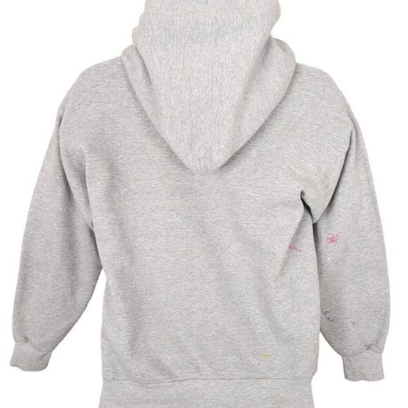 Vintage Disneyland Sweatshirt Hoodie Mens Size Small Gray 90s Y2K Group Hug - Picture 5 of 7